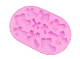 Molde silicona 10 cruces